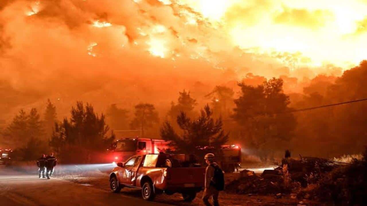 Yunanistan’da Devam Eden Orman Yangınlarında 18 Kişinin Cansız Bedeni Bulundu